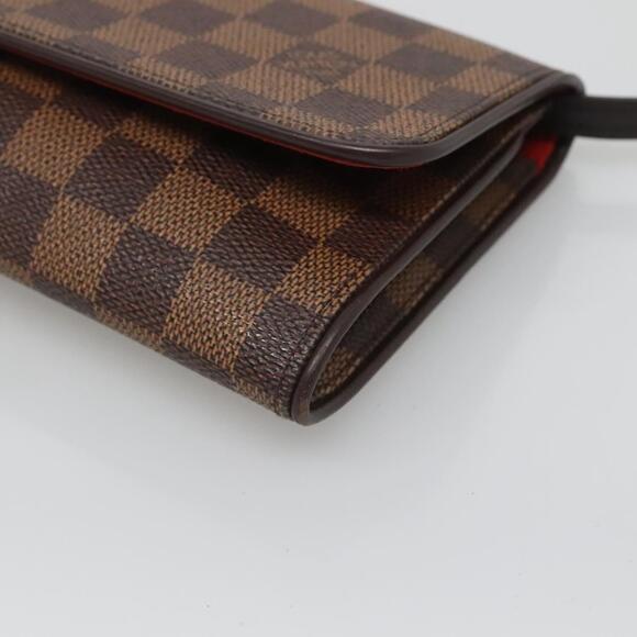 LOUIS VUITTON Damier Ebene Pochette Twin GM Shoulder Bag Spo N51851 - Picture 9 of 16